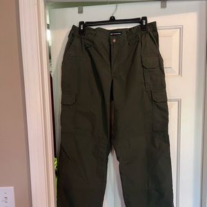 Green 511 Tactical Pants Combat Cargos
